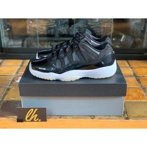 Youth 6.5y Air Jordan 11 Low “72-10” Athletic Basketball Sneakers 528896-001